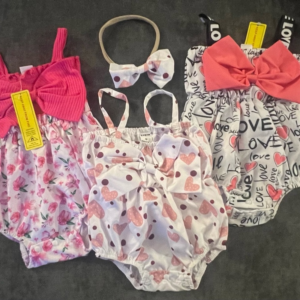 New baby girl one piece outfit